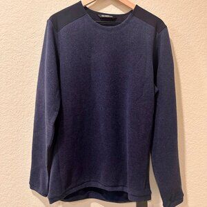 ARC'TERYX Donavan Crew Neck Sweater Nighthawk Heather Wool Blend NWT Men's Large